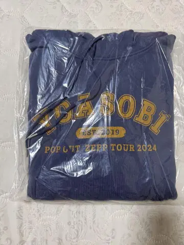 YOASOBI 빈티지 후드티 네이비 M 사이즈