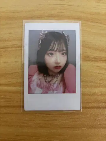 CUTIE STREET 사쿠라바 하야카 핑크색 온 특 빙고 폴라로이드