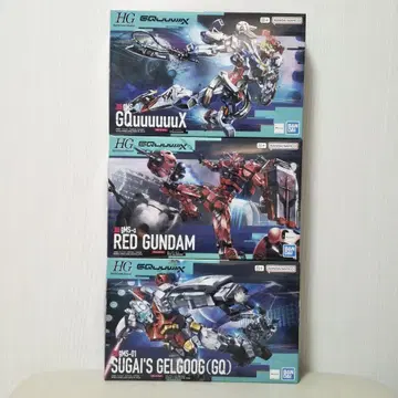 1/144 HG 지크 액스 빨간색 건담 겔구그 GQ 스가이 기체