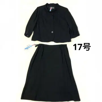 새상품급 도쿄 소와르 블랙 포멀 셋업 수트 빅 사이즈 17호