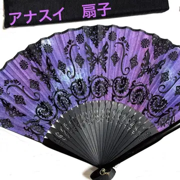 ANNA SUI 안나수이 부채 천 케이스 참 포함 [미사용 새상품]