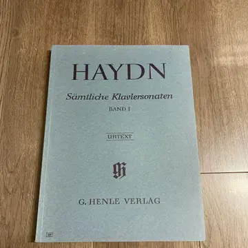 HAYDN/ 피아노 소나타 전집 Band I HENLE 원전판