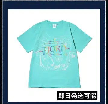 Mrs. GREEN APPLE 피요르드 구김 T 셔츠 그린