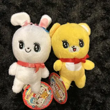 라운드 원 한정판 헤이세이 레트로 애니멀 마스코트 2종