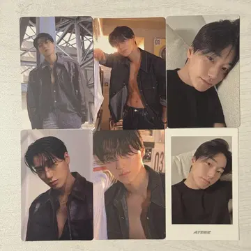 ATEEZ 포카 봉입 트레이딩 카드 세트 산