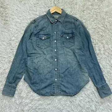 RALPH LAUREN 데님 긴팔 셔츠 4 L 사이즈 상당