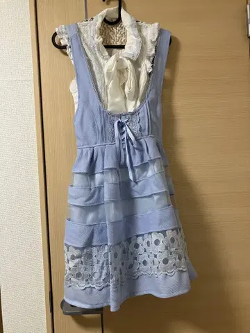 리즈리사 오간자 데님 자켓