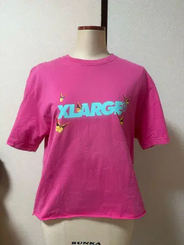 XLARGE 핑크 반팔 티셔츠 XL