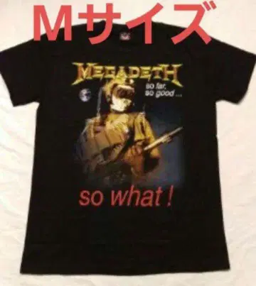 밴딩 티셔츠 MEGADETH 메가데스 M 사이즈