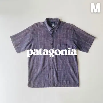 Patagonia 2007년 제작 AC 얀 다이 셔츠 모로코 제 M 퍼플