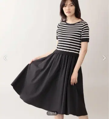 매킨토시 철학 보더 원피스 휴먼 우먼