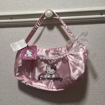 챠미 키티 핑크 핸드백