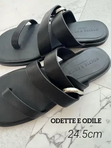 ODETTE E ODILE 모드 슬라이드 샌들 플랫 샌들
