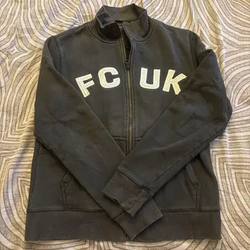 FCUK 다크 그레이 집업 트레이닝복 M