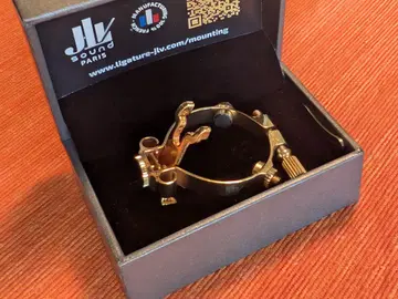JLV 금 도금 알토 색스용 리가처