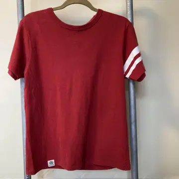 MOMOTARO JEANS 빨간색 스트라이프 티셔츠 사이즈 M