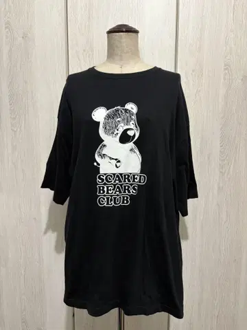 MILKBOY 밀크 보이 스캐러드 베어스 클럽 티셔츠 블랙