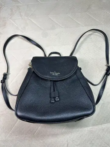 케이트 스페이드 kate spade 블랙 가죽 백팩