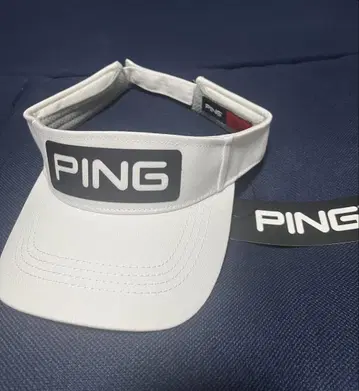 PING 선바이저 화이트 미사용 새상품 프리 사이즈