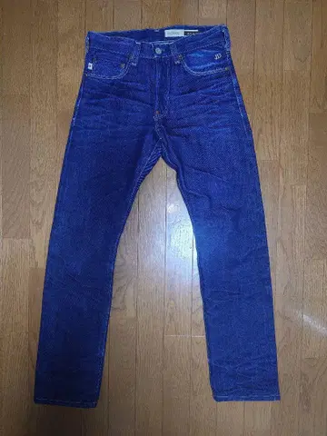 MADE IN JAPAN 다크 블루 슬림 핏 데님 남성용 S 28