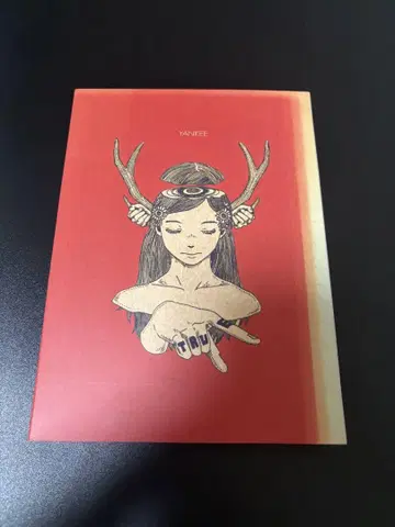 요네즈 켄시 Yankee 초판 화집 엽서 당시 시리얼 포함