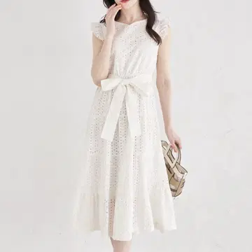 tocco closet 슬리브리스 원피스 M 화이트