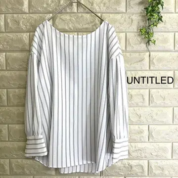 새상품 UNTITLED 블라우스 현행 택 언타이틀 블라우스