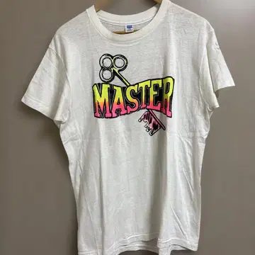 빈티지 마스터 키 소 양면 프린트 70 's Hanes USA제