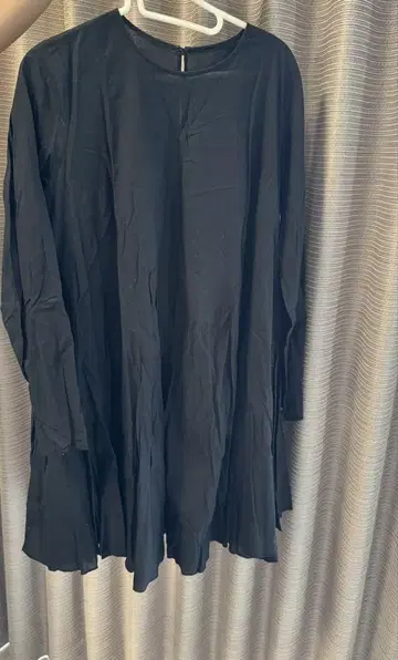 Plage Diagonal Tunic 블랙 프리 사이즈