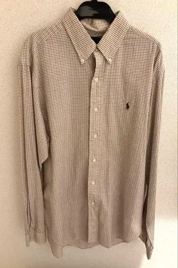 90s Ralph Lauren 클래식 핏 체크 셔츠