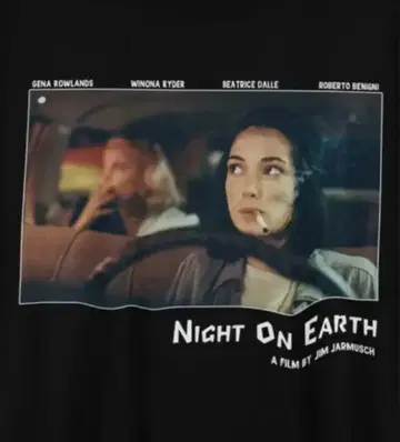 위노나 라이더 Winona Ryder 티셔츠 Night on Earth