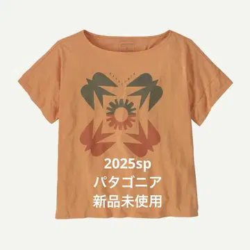 우먼 선 퍼스트 릴랙스 드롭 슬리브 오가닉 티셔츠