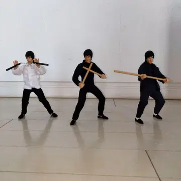 블루스 리 피규어 3종 세트