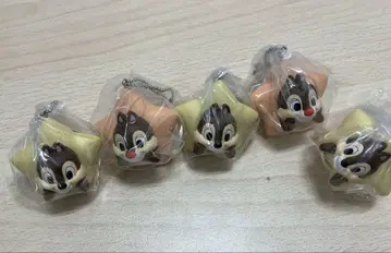 디즈니 별 마스코트 참 칩과 데일