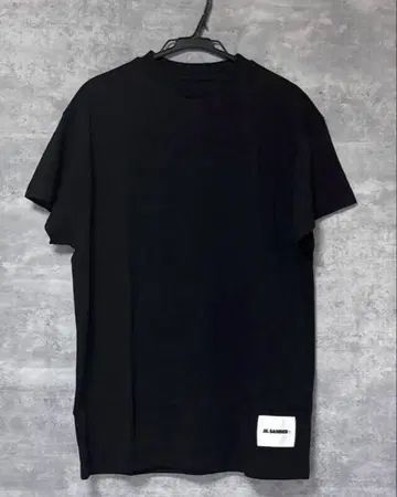 JIL SANDER+ 블랙 티셔츠 M 상당 3팩 반팔 1장