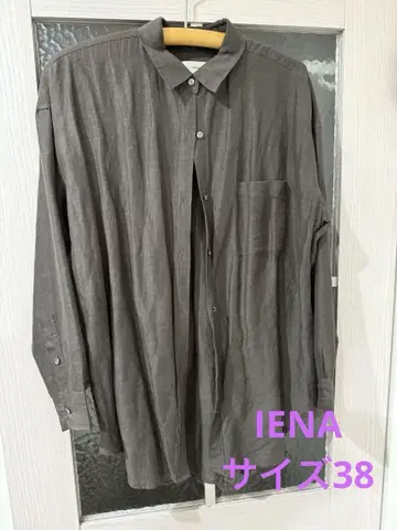 IENA 린넨/리요셀 오버 셔츠 38