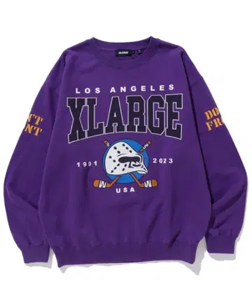 XLARGE 엑스라지 HOCKEY CREWNECK SWEAT