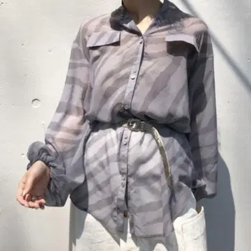 아메리 "제브라 시어 셔츠"
