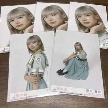후지요시 카린 봉입 브로마이드 5장 세트