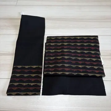 순수 실크 오비 여름 오비 가로 패턴