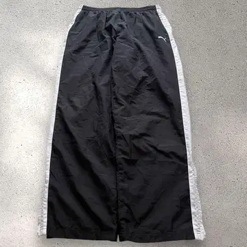 00s PUMA 배기 나일론 팬츠 와이드 배기 팬츠 y2k 테크 계열
