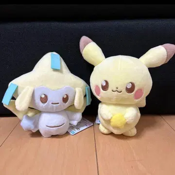포켓피스 봉제 인형 피카츄 지라치 세트