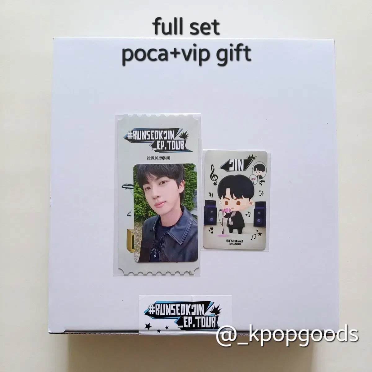 BTS ジン RUN SEOKJIN セット 6/28 BTS Sealed) 6/28 Bts Bangtan Jin Run Seokjin Goyang Concert