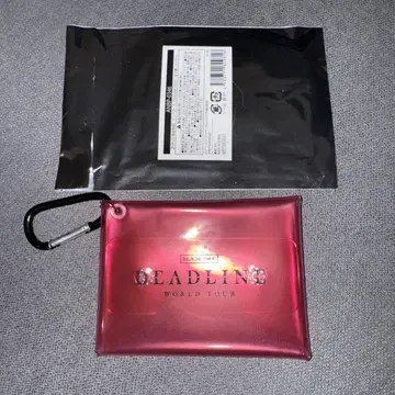 BLACKPINK 팝업 혜택 클리어 파우치 deadline 핑크