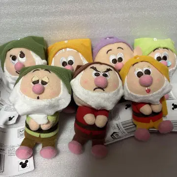 백설공주 7명의 난쟁이 봉제 인형 마스코트 7개 세트