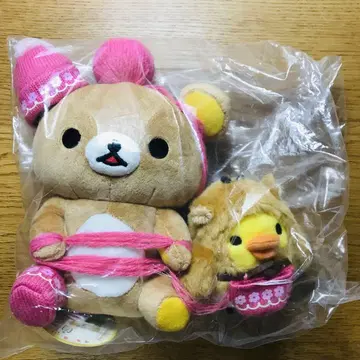 리락쿠마 키이로이토리 봉제 인형