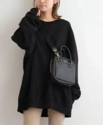 Upcycle 2XL 블랙 긴팔 티셔츠