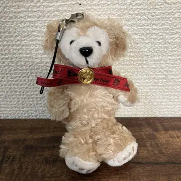 더피 봉제 인형 스트랩 디즈니 베어