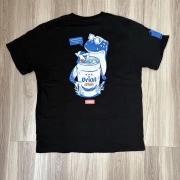 CHUMS 오리온 맥주 티셔츠 블랙