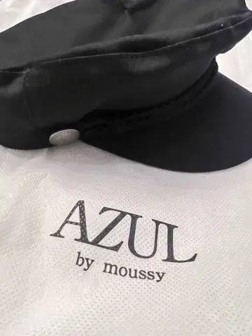 AZUL by moussy 블랙 캡 프리 사이즈